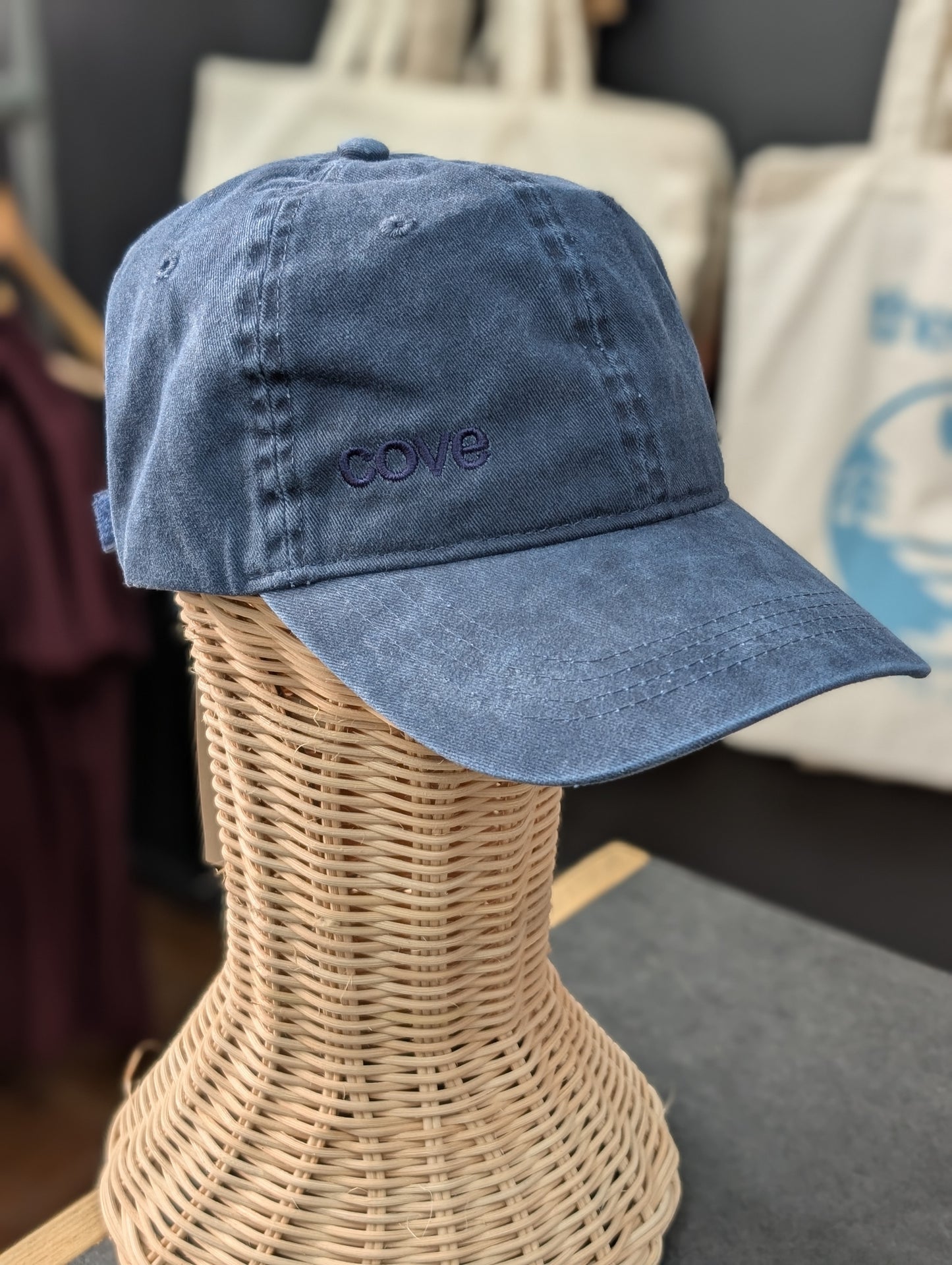Baseball style organic cap