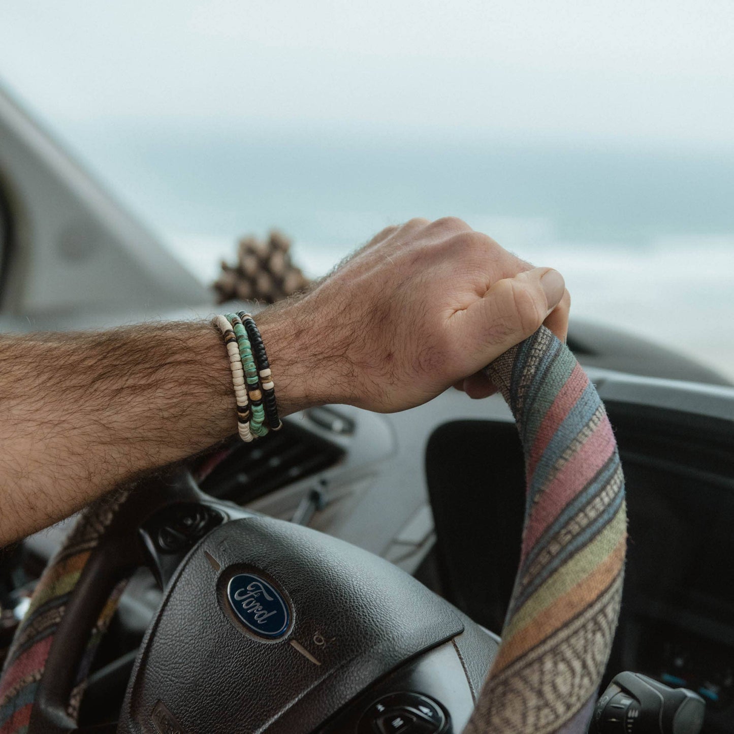 Katu Wooden Beaded Bracelet, Surf Bracelet by Koh Surf