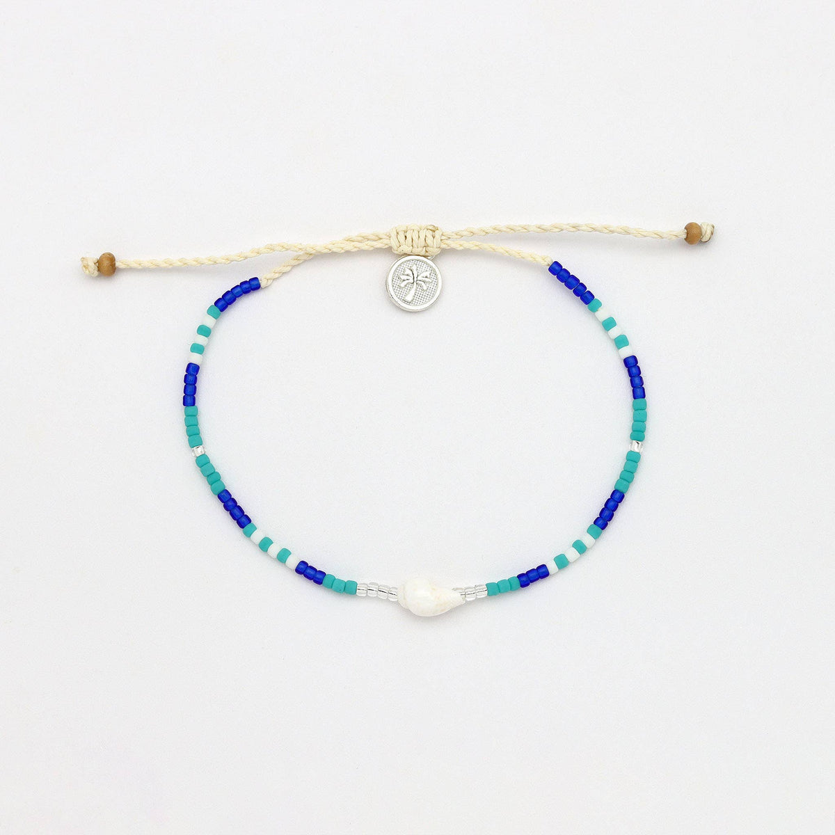 Mauna Loa Bracelet, Adjustable Dainty Beaded Bracelet