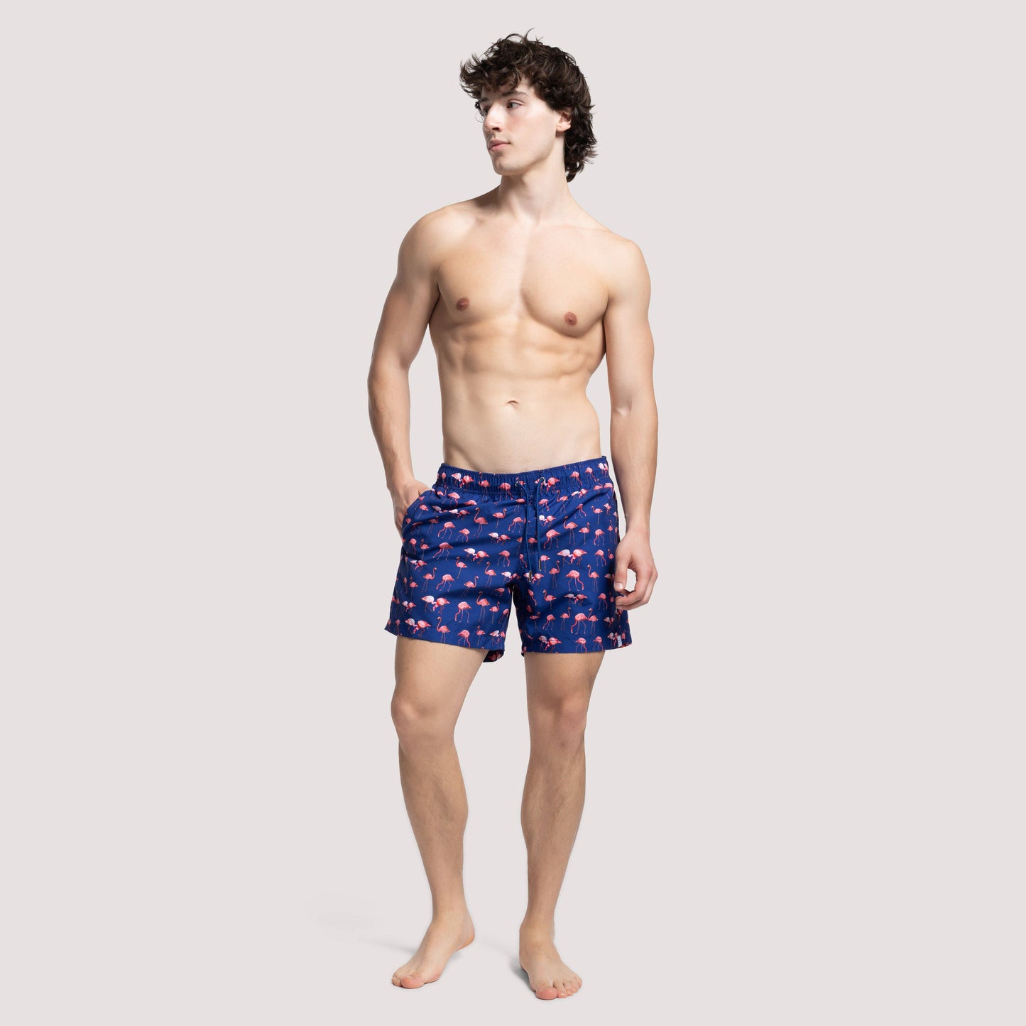Men's Swim Shorts – Flamingos Navy