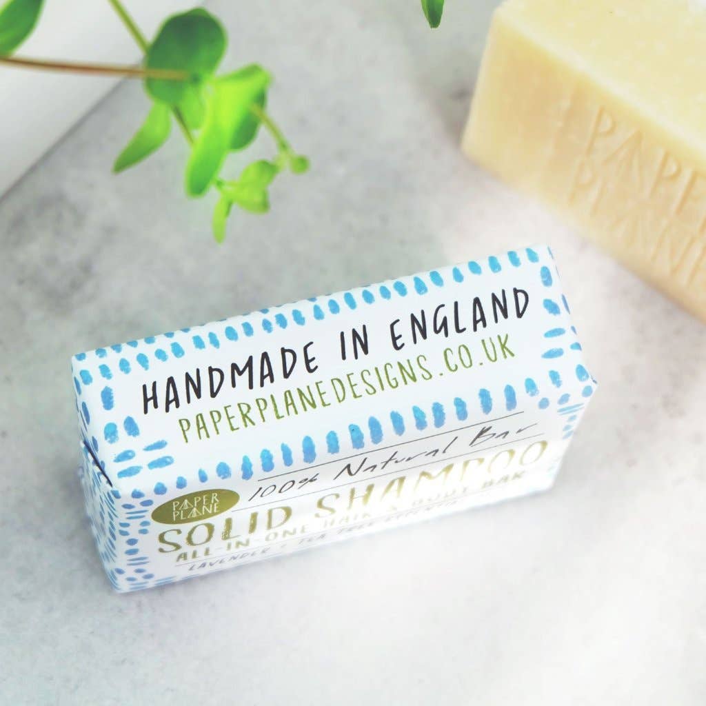 Lavender And Tea Tree 100% Natural Vegan Solid Shampoo