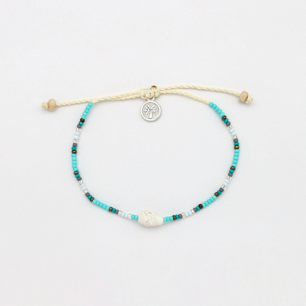 Mauna Loa Bracelet, Adjustable Dainty Beaded Bracelet