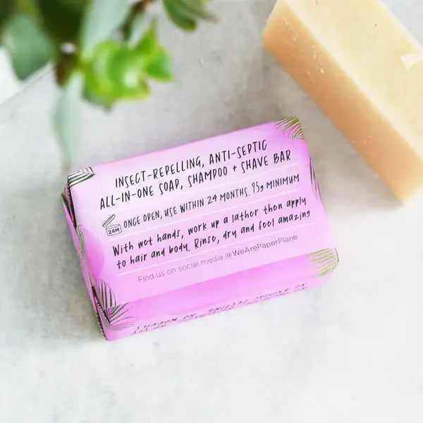 Travel Bar 100% Natural Vegan Plastic Free