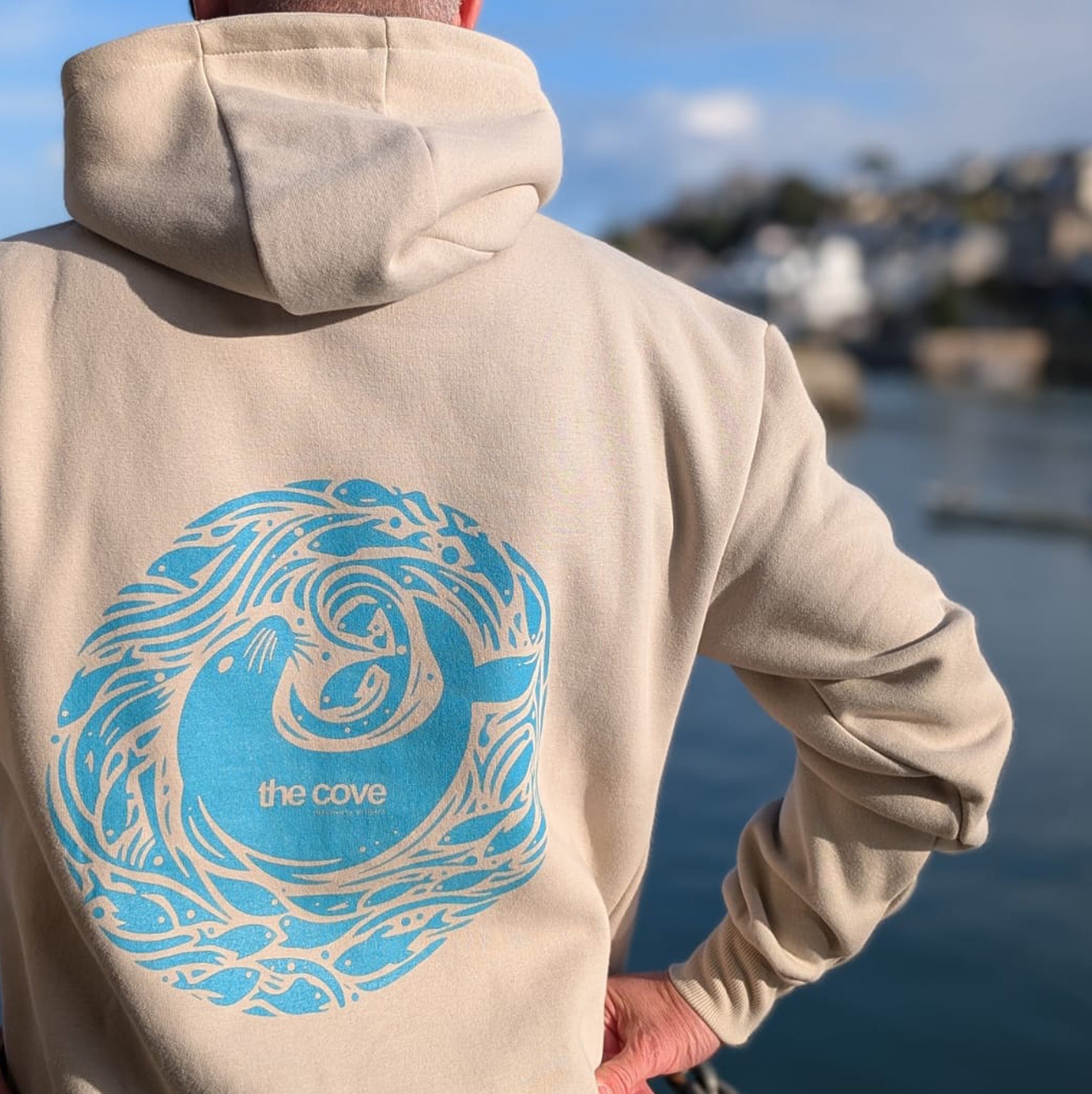 Organic cotton hoodies, Ethical fashion South Devon, sustainable beachwear, Ethical clothing UK, hoodie, grey seal, Clothing for ocean lovers, Sustainable casual wear, Marine life-inspired clothing, Coastal lifestyle wear, unisex, mens, womens,