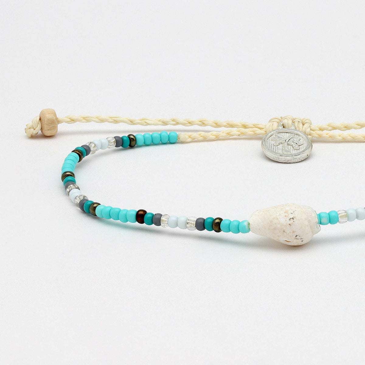Mauna Loa Bracelet, Adjustable Dainty Beaded Bracelet