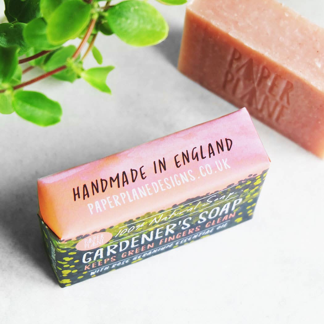 Gardener's Soap 100% Natural Vegan Rose Geranium