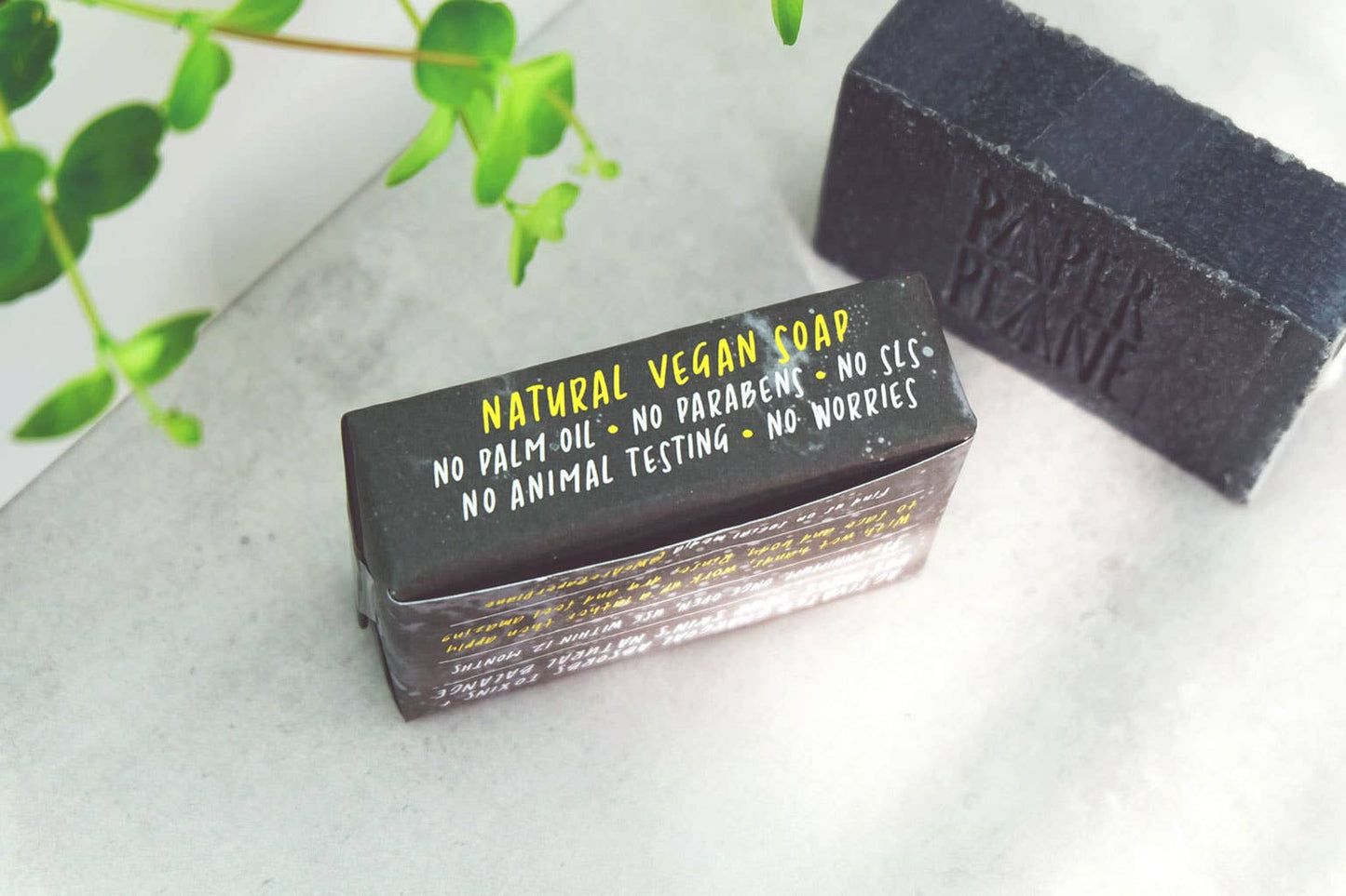 Charcoal Bar 100% Natural Vegan Soap