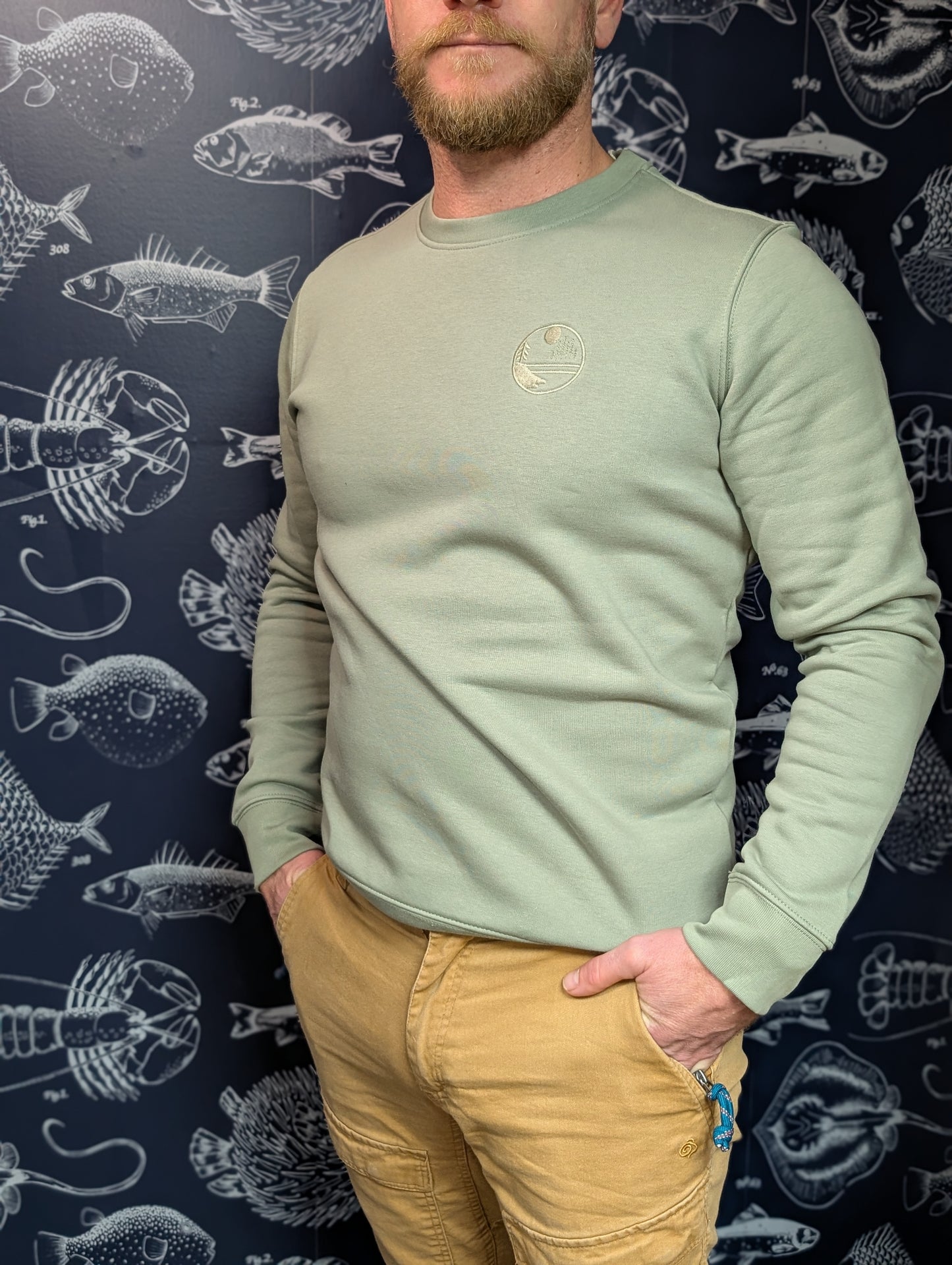 Sage Green Organic Sweater