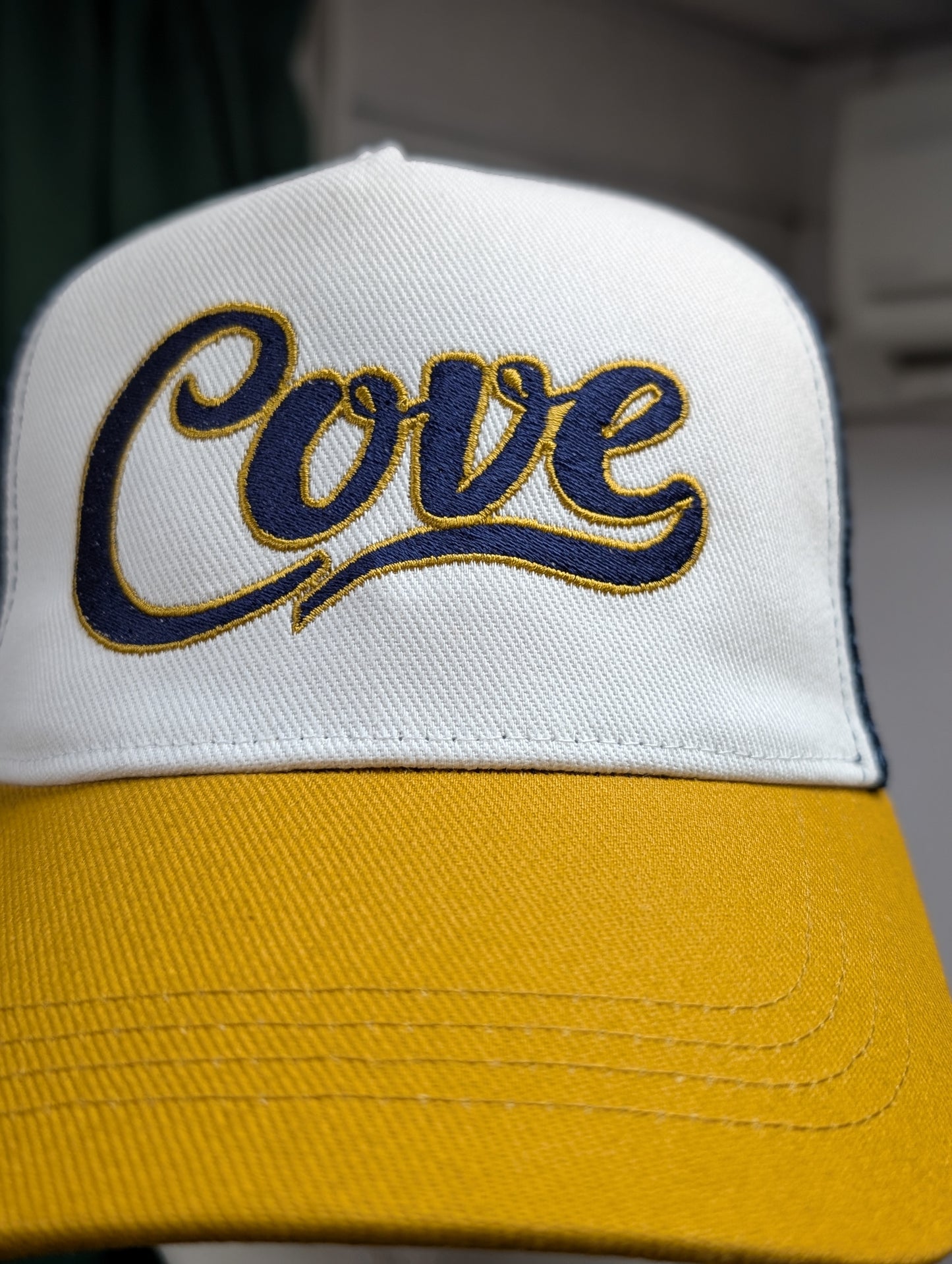 Cove Retro Trucker Cap - Mustard Edition