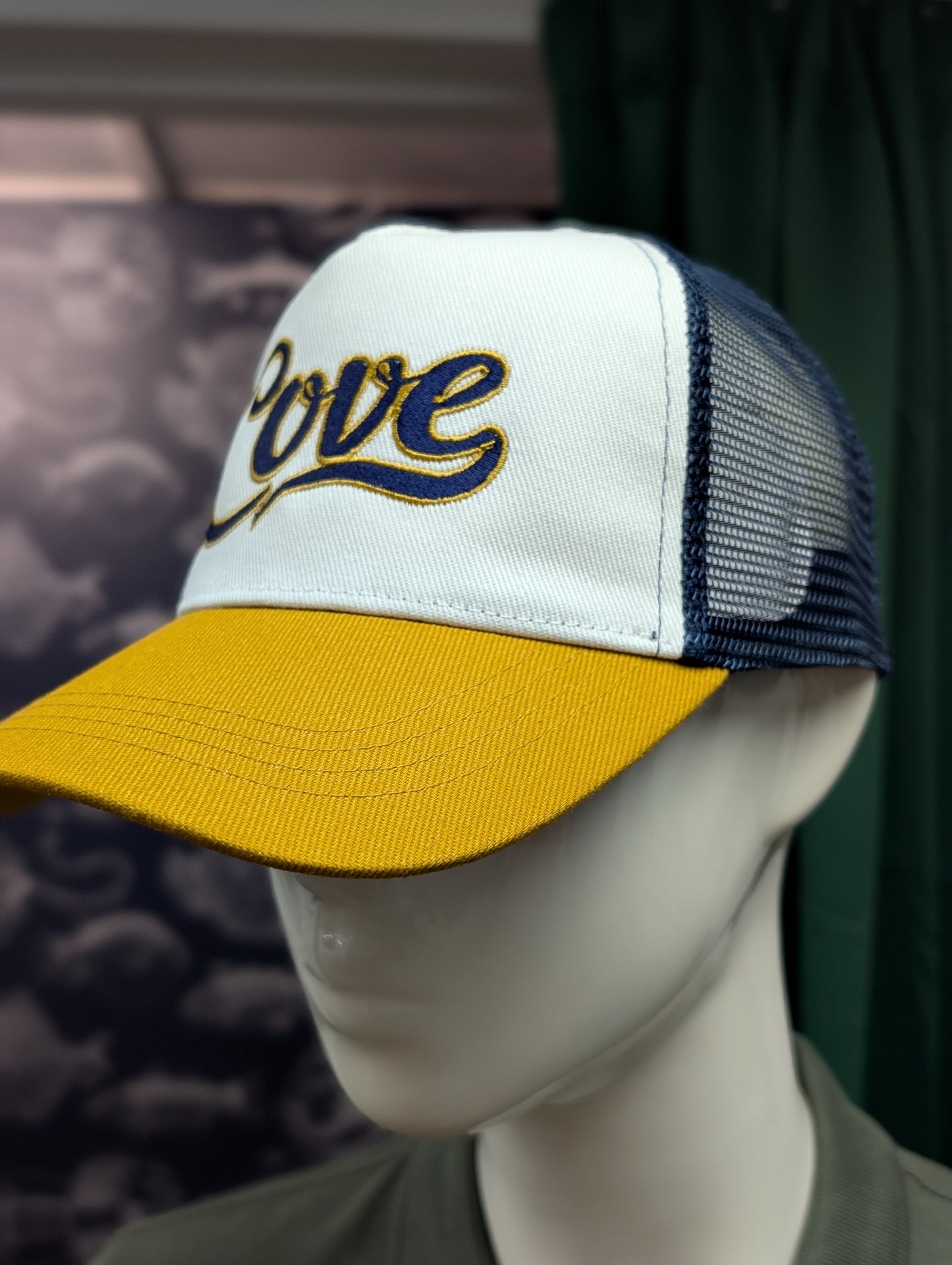 Cove Retro Trucker Cap - Mustard Edition
