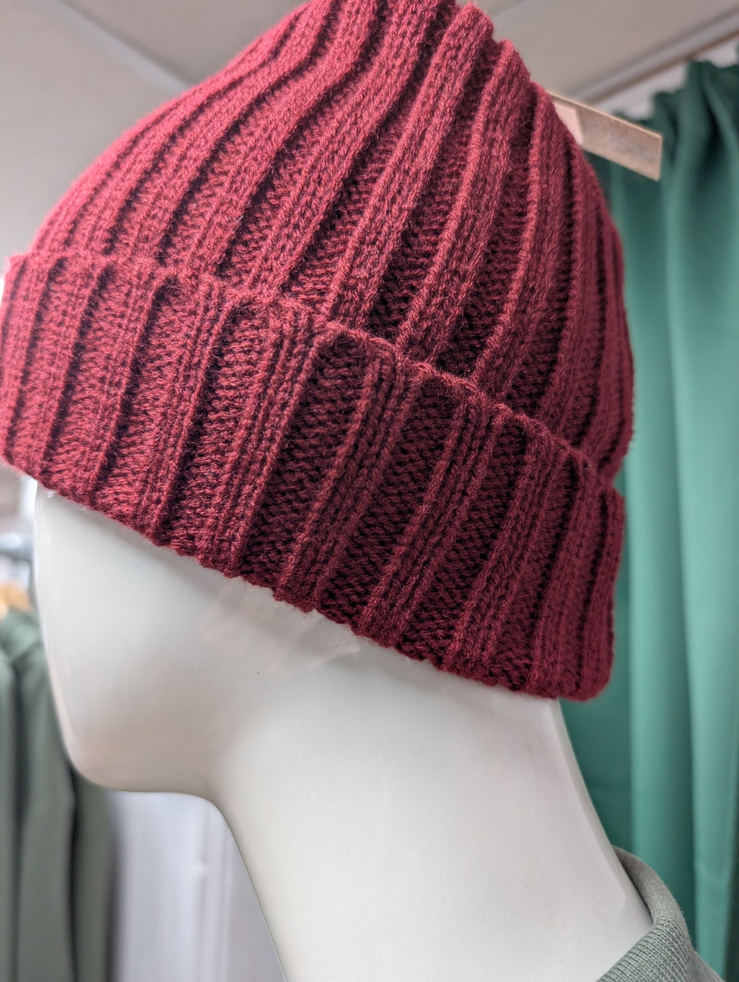 Burgundy Shore Beanie