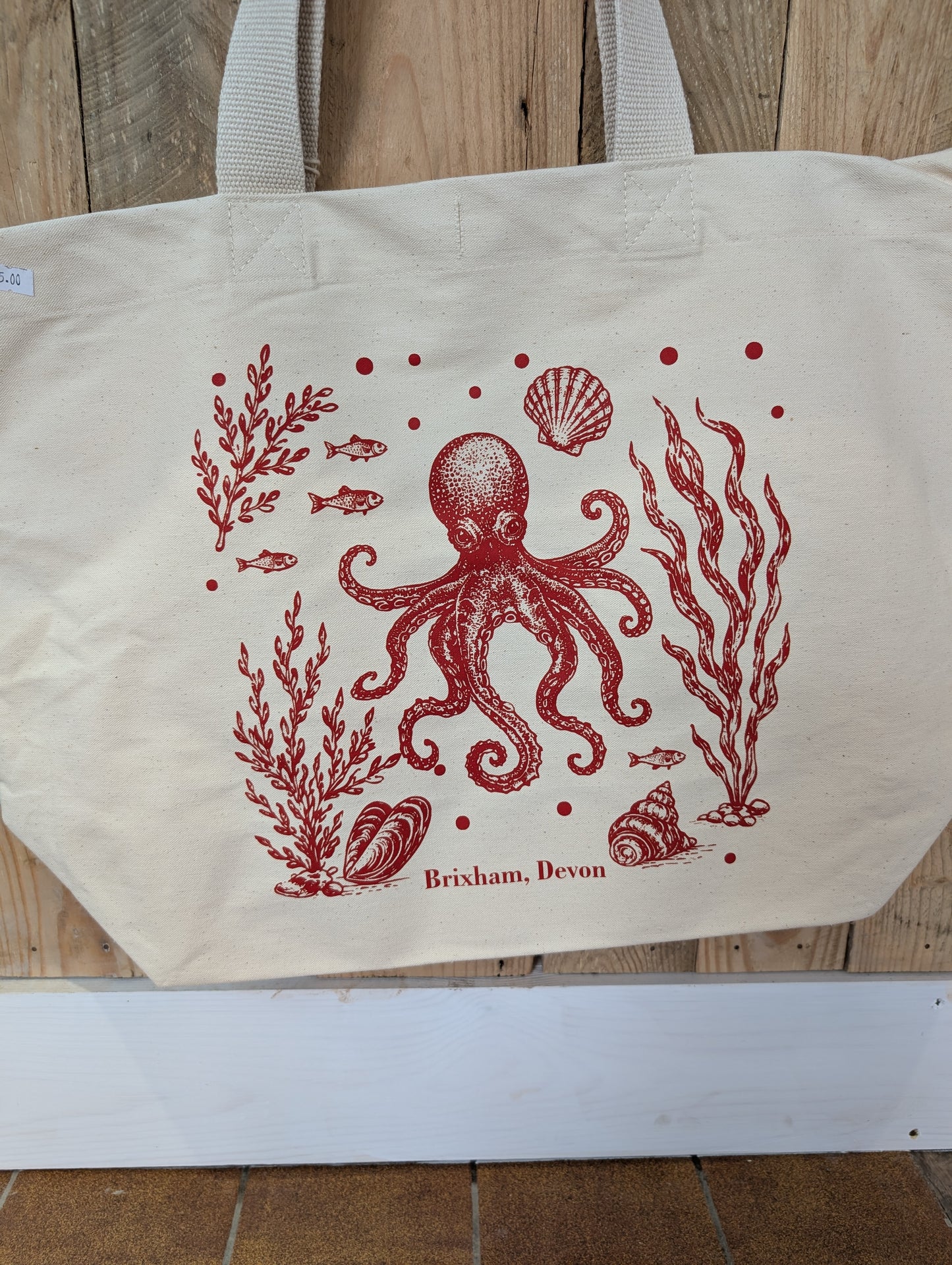 Marine life beach bags