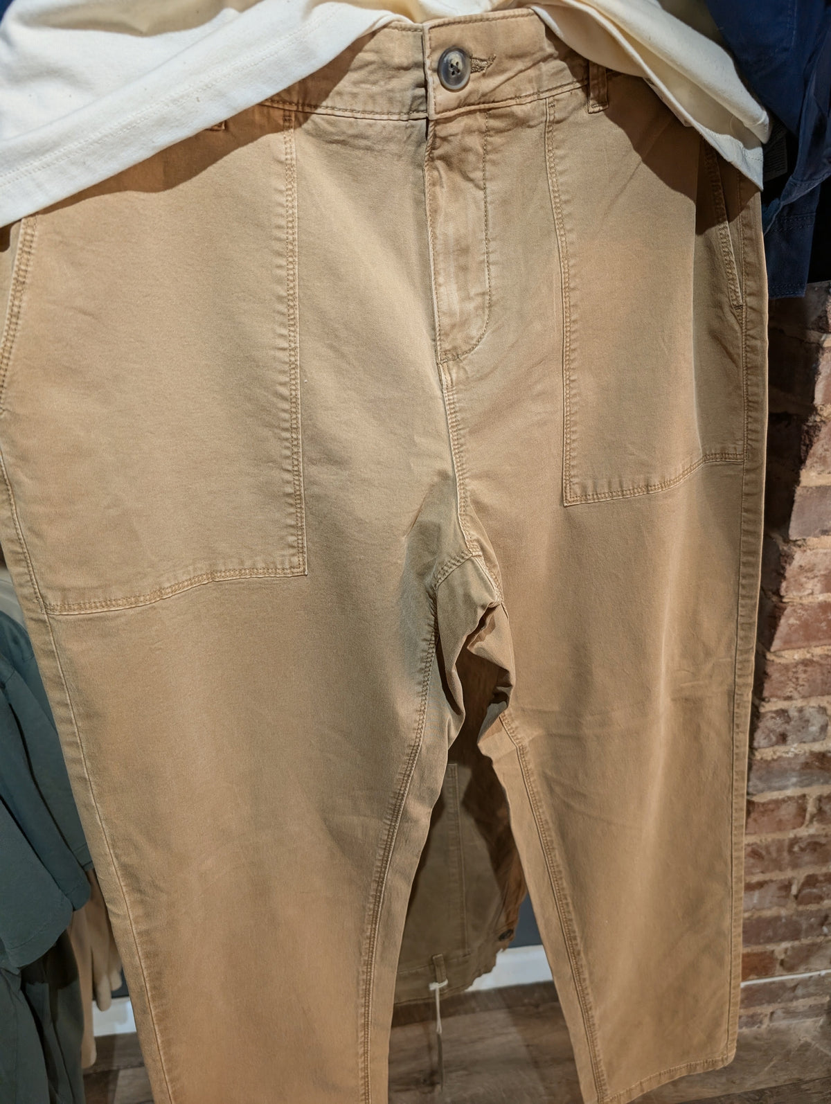 Mens organic cotton work trousers