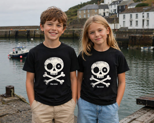 Brixham Pirate Festival Kids T Shirt | Skull & Crossbones