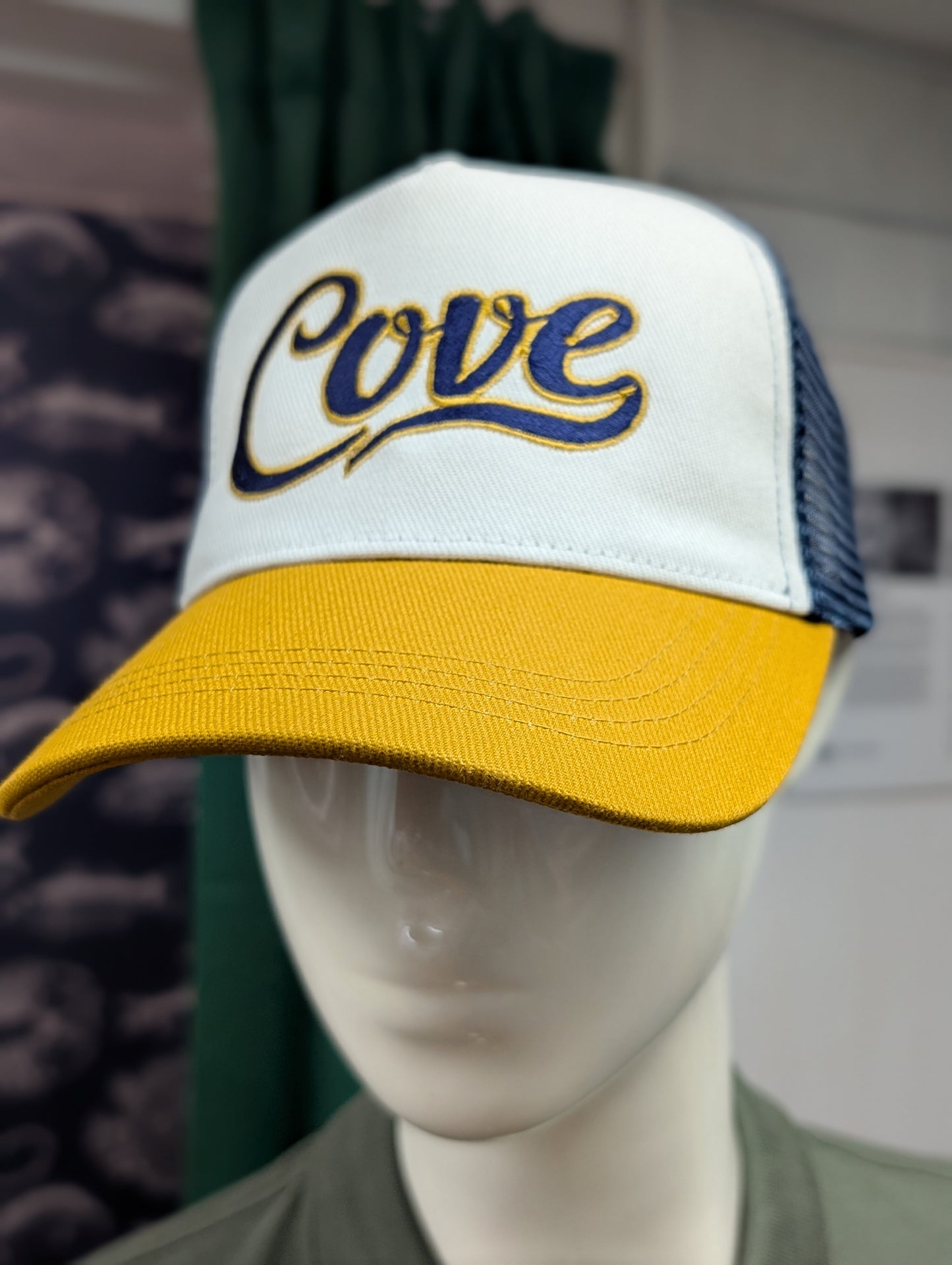 Cove Retro Trucker Cap - Mustard Edition
