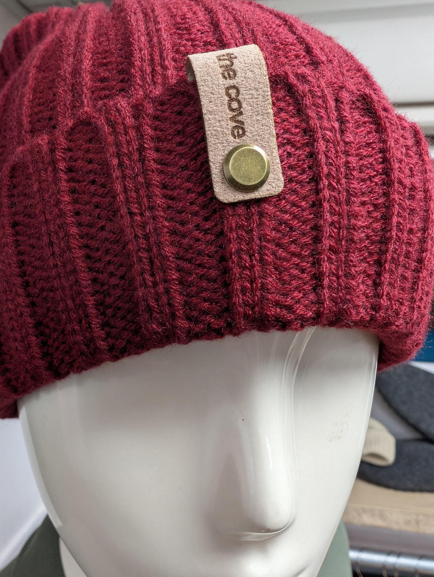 Burgundy Shore Beanie