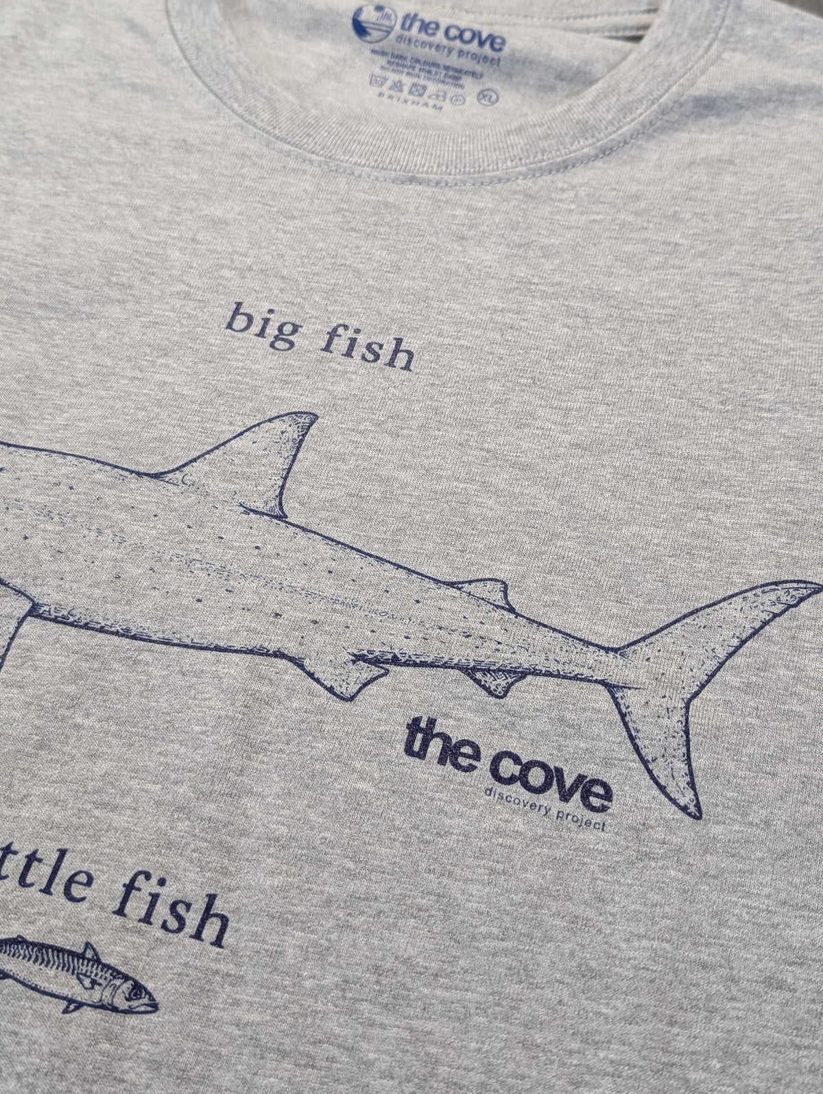 Big fish little fish, organic T