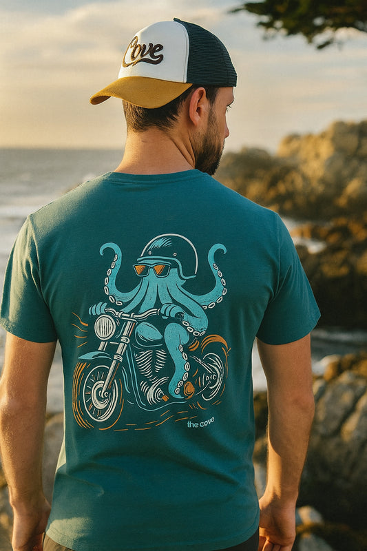 Biker-Octopus T-shirt