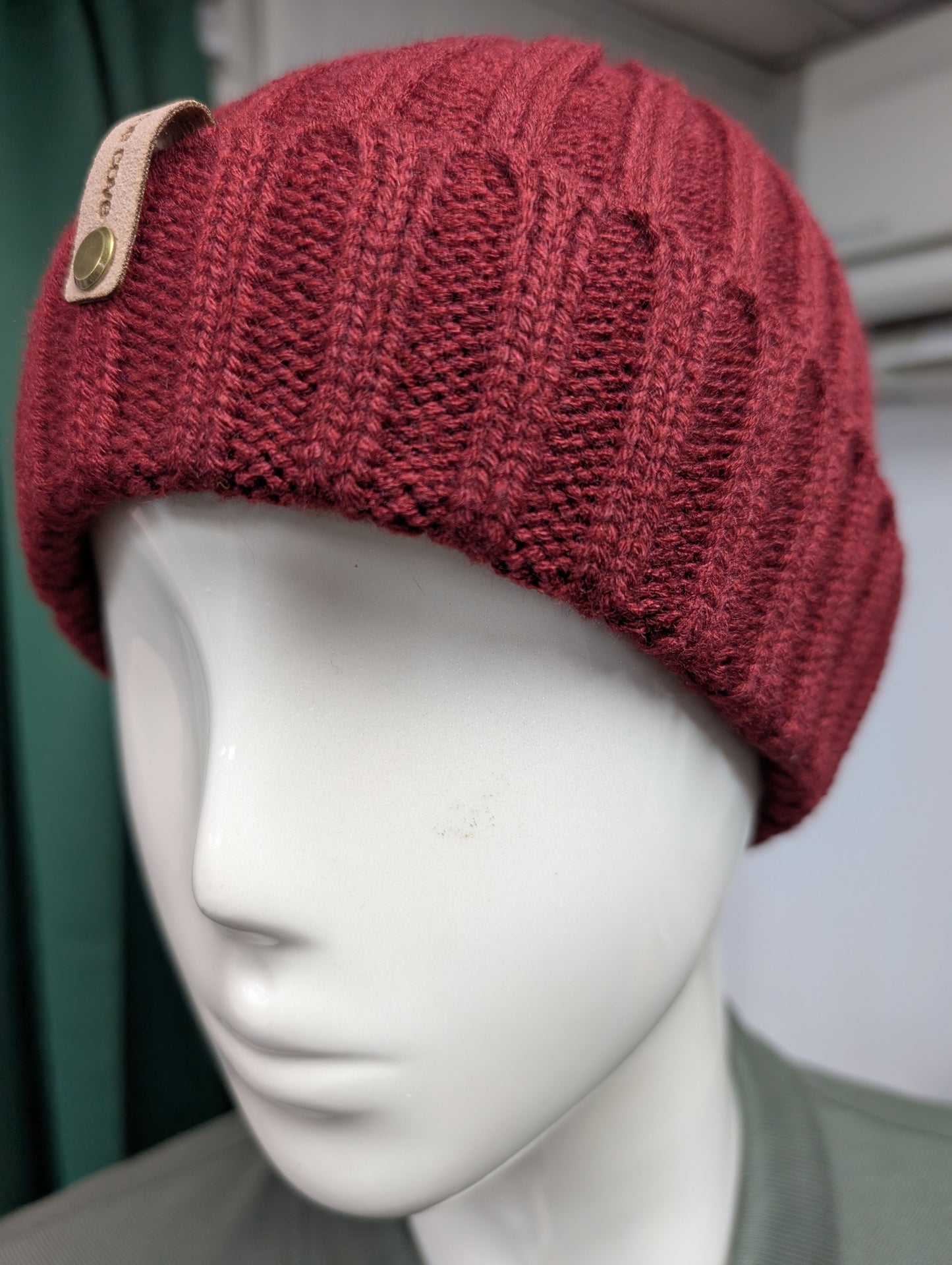Burgundy Shore Beanie