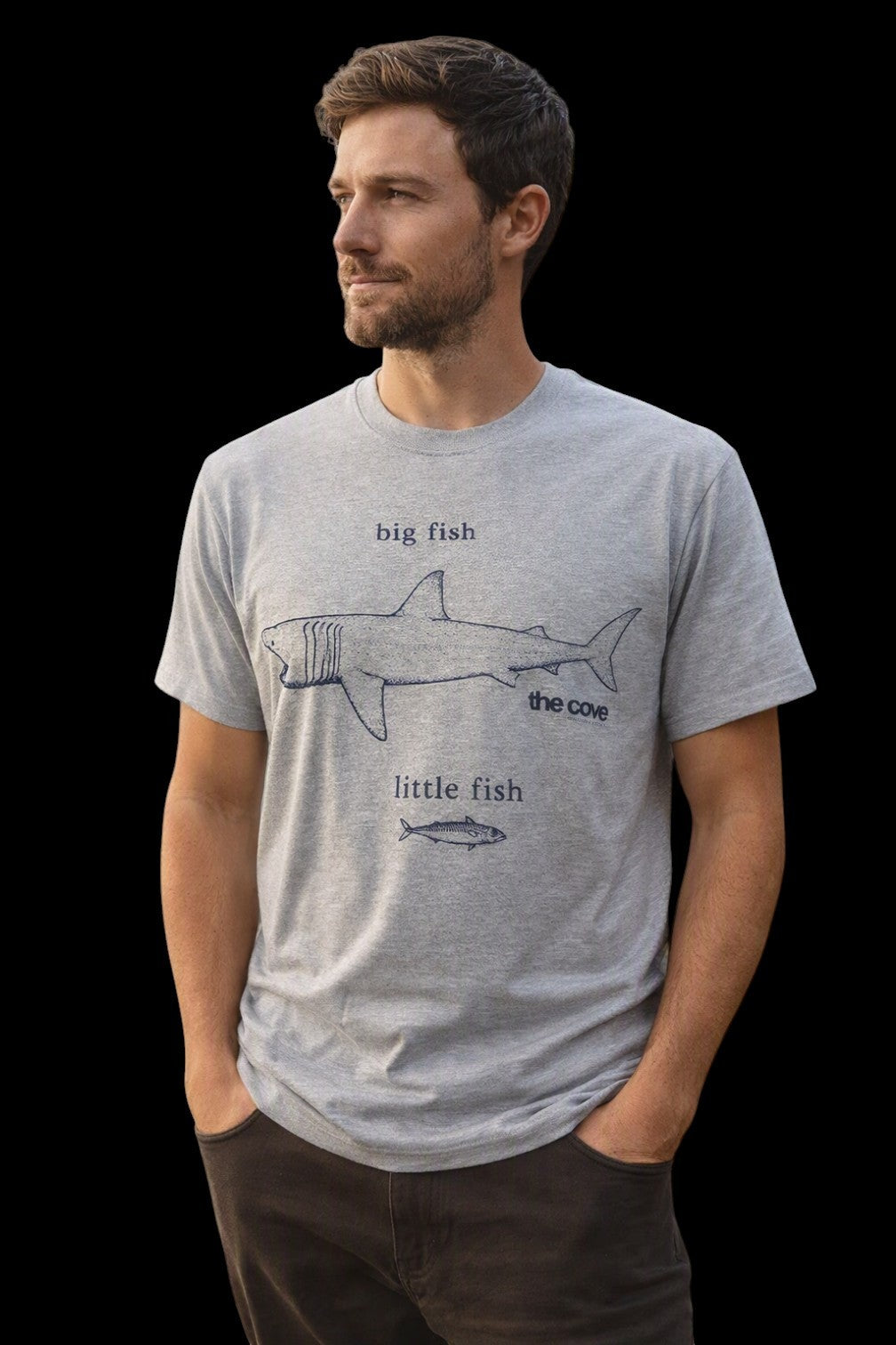 Big fish little fish, organic T